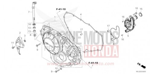 RIGHT CRANKCASE COVER (CRF1100A/A2/A4/AL/AL2) CRF1100A4P de 2023
